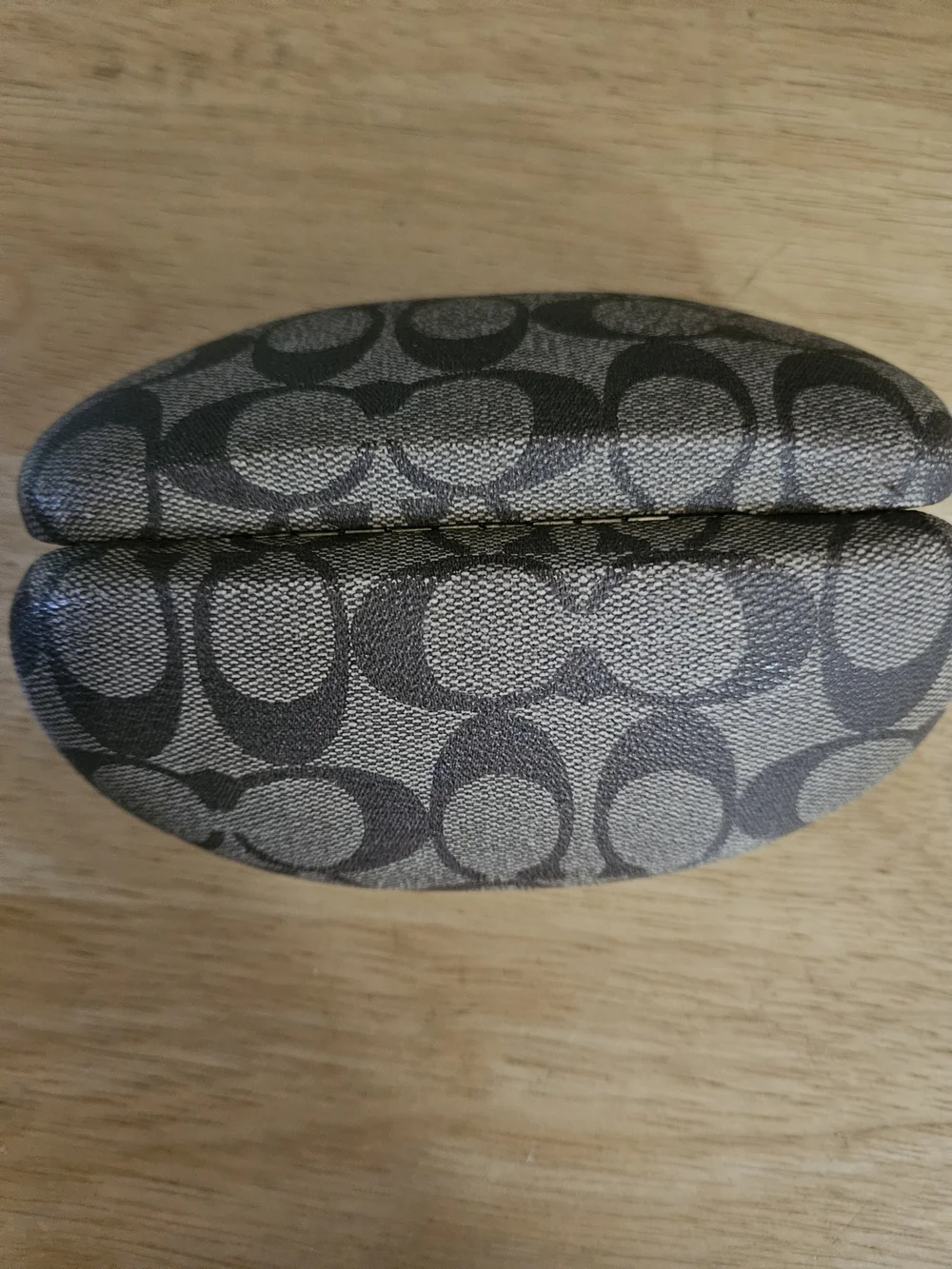 Coach‎ Signature Hard Eyeglass Case Brown Monogram Sunglasses Case